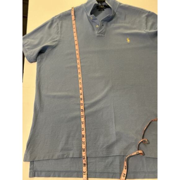Polo Ralph Lauren~MENS Classic Short Sleeve Shirt Collared~Preppy~XXL~Logo blue - Picture 13 of 13